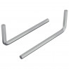 Klucz Szesnastokątny 2 pcs Srebrny 32 x 86 mm Stal