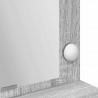 Toaletka Szary Sonoma 100 x 41 x 135 cm Materiał drewnopochodny