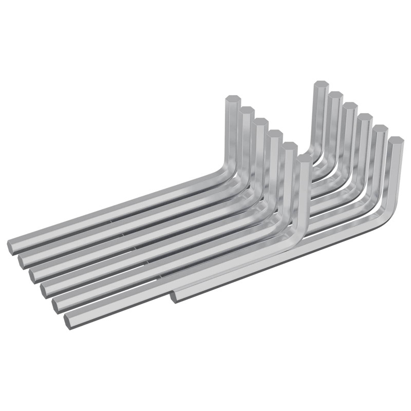 Klucz Szesnastokątny 2118 pcs Srebrny 32 x 86 mm Stal