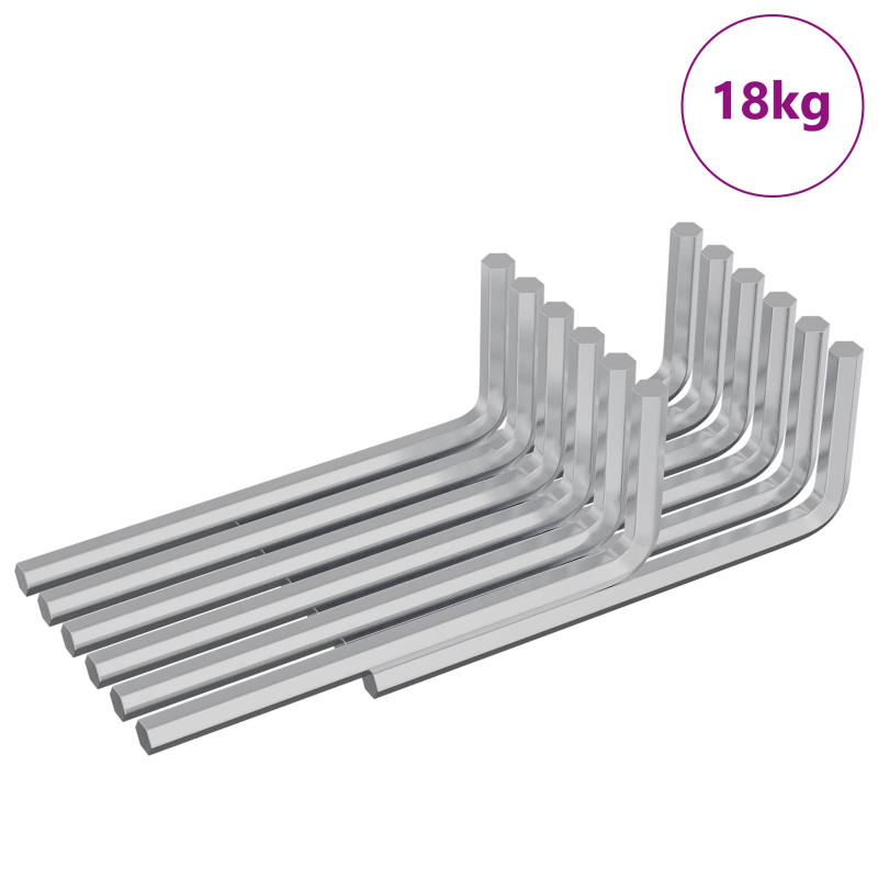 Klucz Szesnastokątny 2118 pcs Srebrny 32 x 86 mm Stal