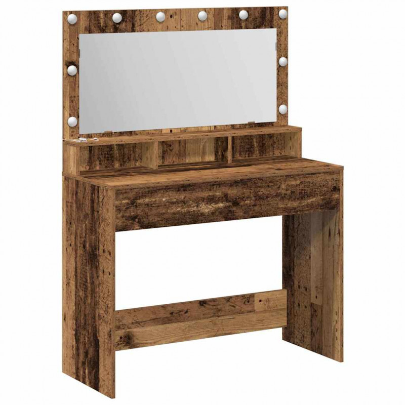 Toaletka Stare drewno 100 x 41 x 135 cm Materiał drewnopochodny