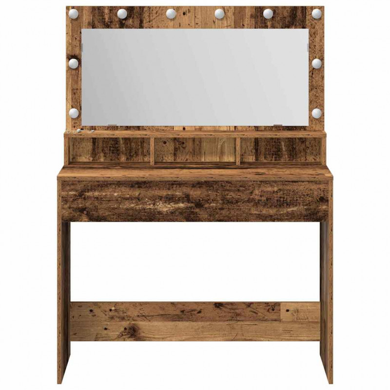 Toaletka Stare drewno 100 x 41 x 135 cm Materiał drewnopochodny