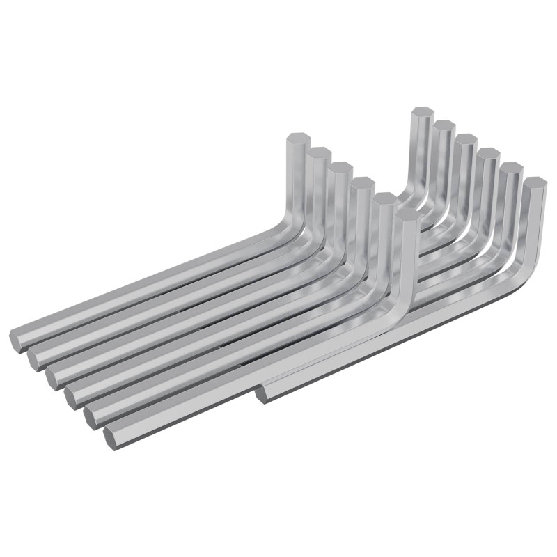 Klucz Szesnastokątny 1800 pcs Srebrny 32 x 86 mm Stal