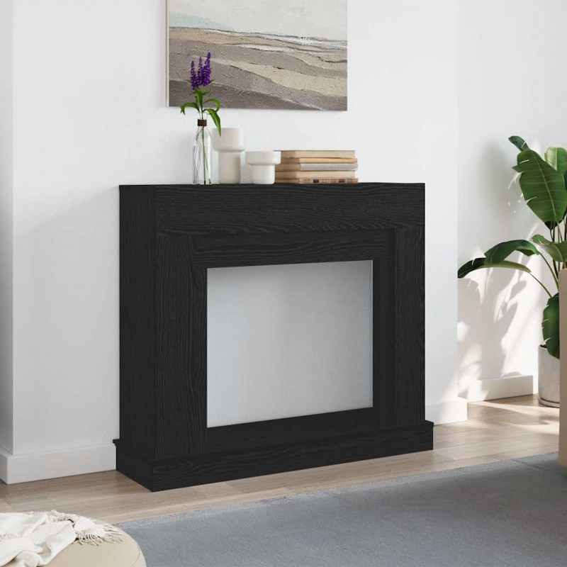 Obudowa kominka Czarny dąb 100x30x87,5 cm Drewno klejone