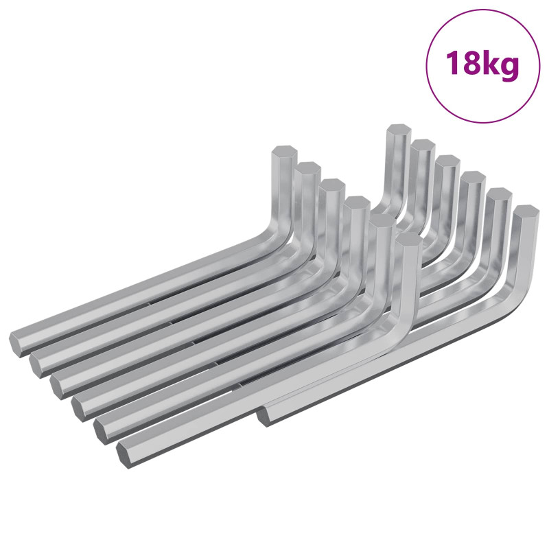 Klucz Szesnastokątny 1800 pcs Srebrny 32 x 86 mm Stal