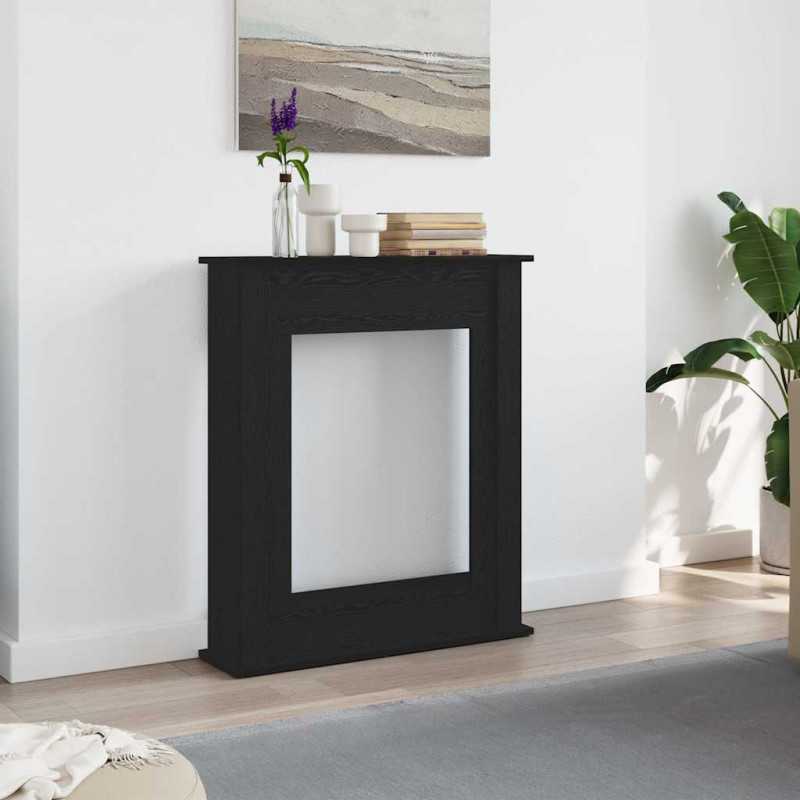 Obudowa kominka Czarny dąb 75x20x87,5 cm Drewno klejone