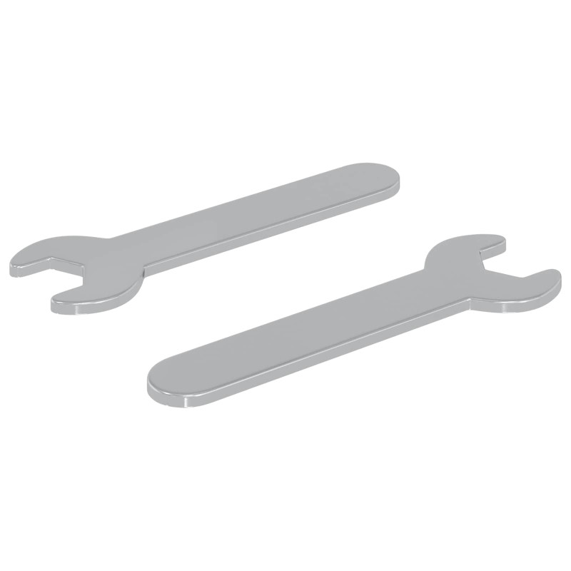 Spanner 2 pcs Srebrny 10 mm Żelazo