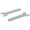 Spanner 2 pcs Srebrny 10 mm Żelazo