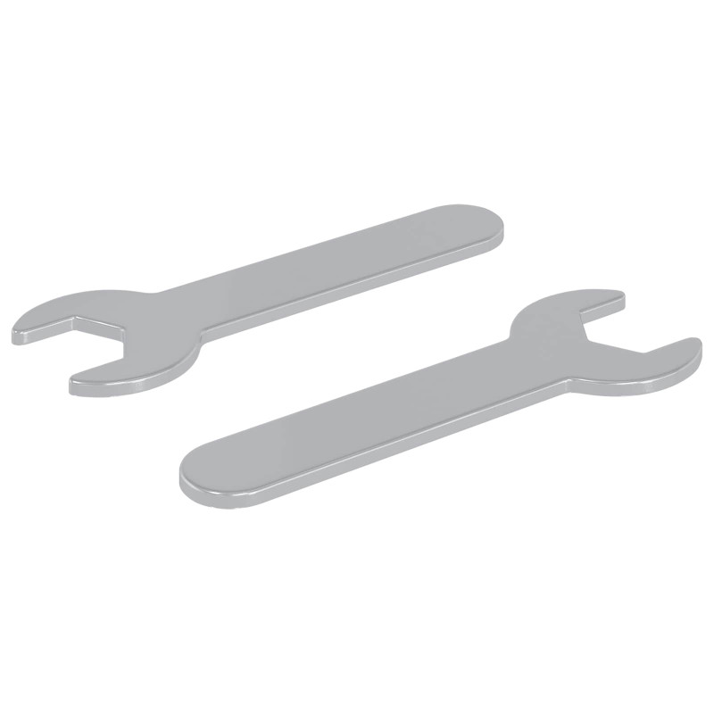 Spanner 2 pcs Srebrny 13 mm Żelazo