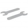 Spanner 2 pcs Srebrny 13 mm Żelazo