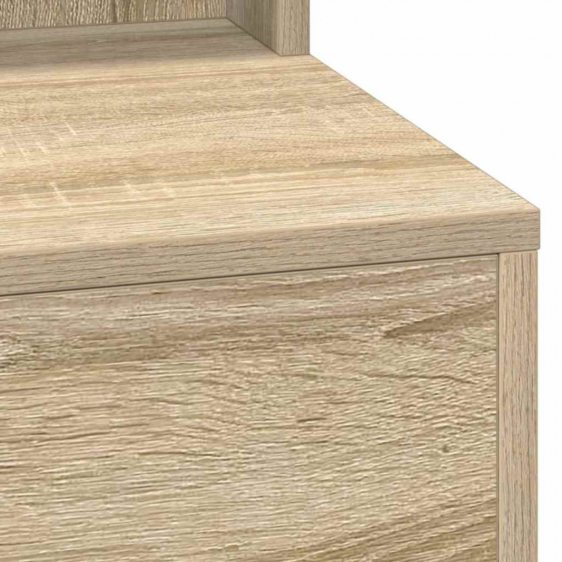 Toaletka Dąb Sonoma 75,5 x 41 x 135 cm Materiał drewnopochodny