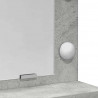 Toaletka z półką Z lustrem Betonowy szary 75,5 x 41 x 135 cm