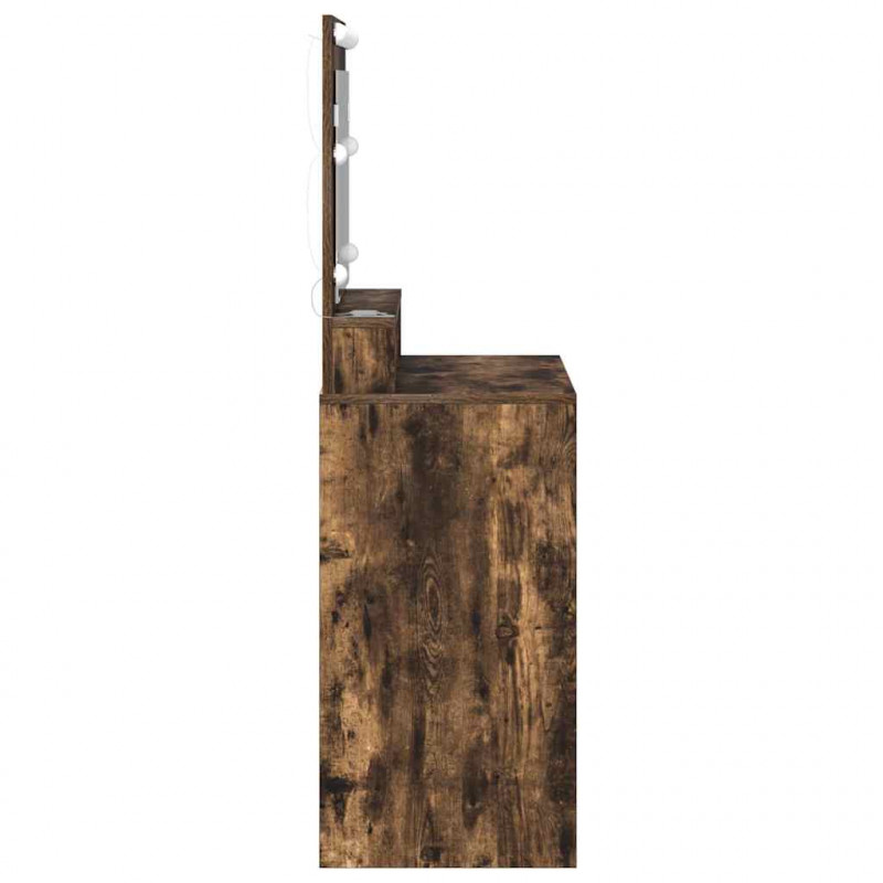 Toaletka Dąb wędzony 75,5 x 41 x 135 cm Materiał drewnopochodny