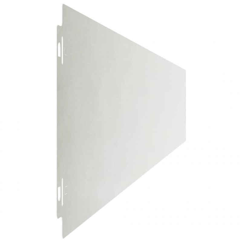 Obrzeża trawnikowe 30 szt. 15x103 cm Stal nierdzewna