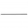 Drążek do szafy 12 pcs Srebrny 764 x 15 x 29 mm Stop Aluminium