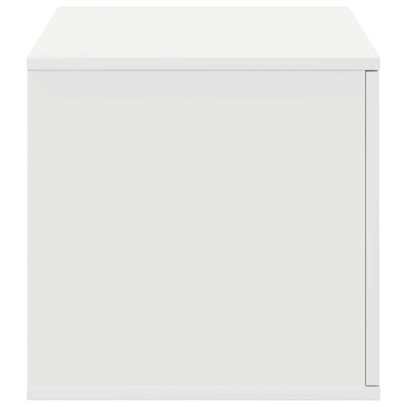 Szafka do przechowywania 2 pcs Biały 127 x 41 x 40 cm
