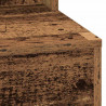 Toaletka z półką Z lustrem Stare drewno 75,5 x 41 x 135 cm