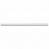 Drążek do szafy 12 pcs Srebrny 764 x 15 x 29 mm Stop Aluminium