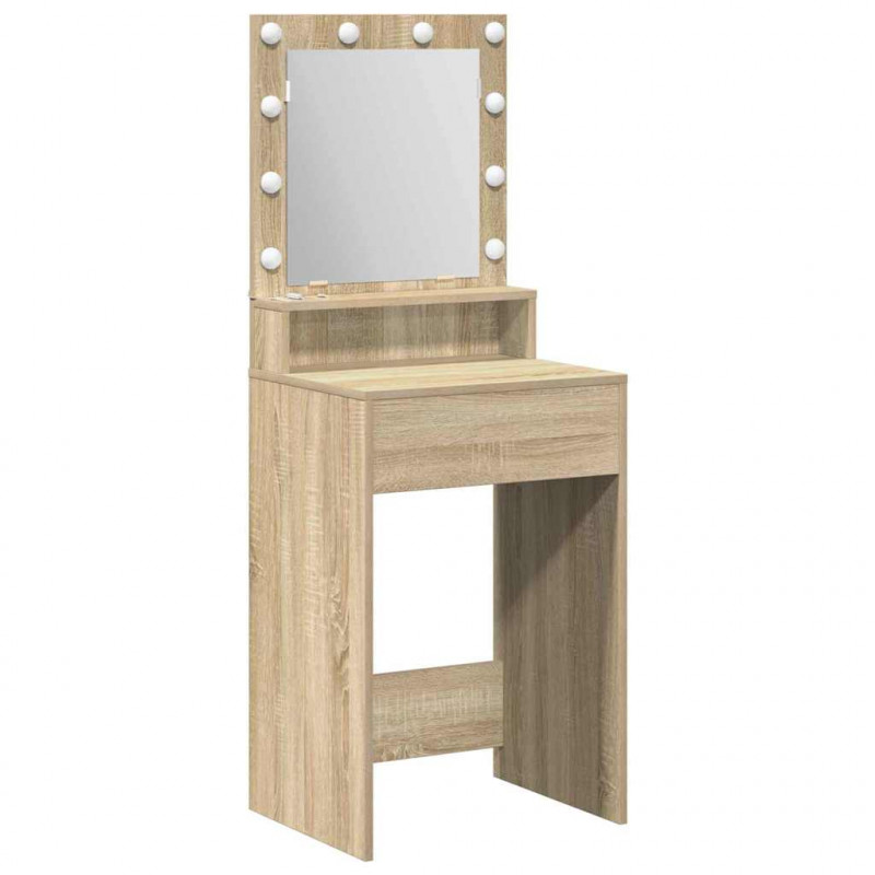 Toaletka Dąb Sonoma 50 x 41 x 135 cm Materiał drewnopochodny