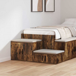 Szafka do przechowywania 2 pcs Dąb wędzony 127 x 41 x 40 cm