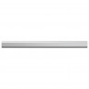 Drążek do szafy 2 pcs Srebrny 764 x 15 x 29 mm Stop Aluminium