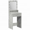 Toaletka z półką Z lustrem Betonowy szary 50 x 41 x 135 cm