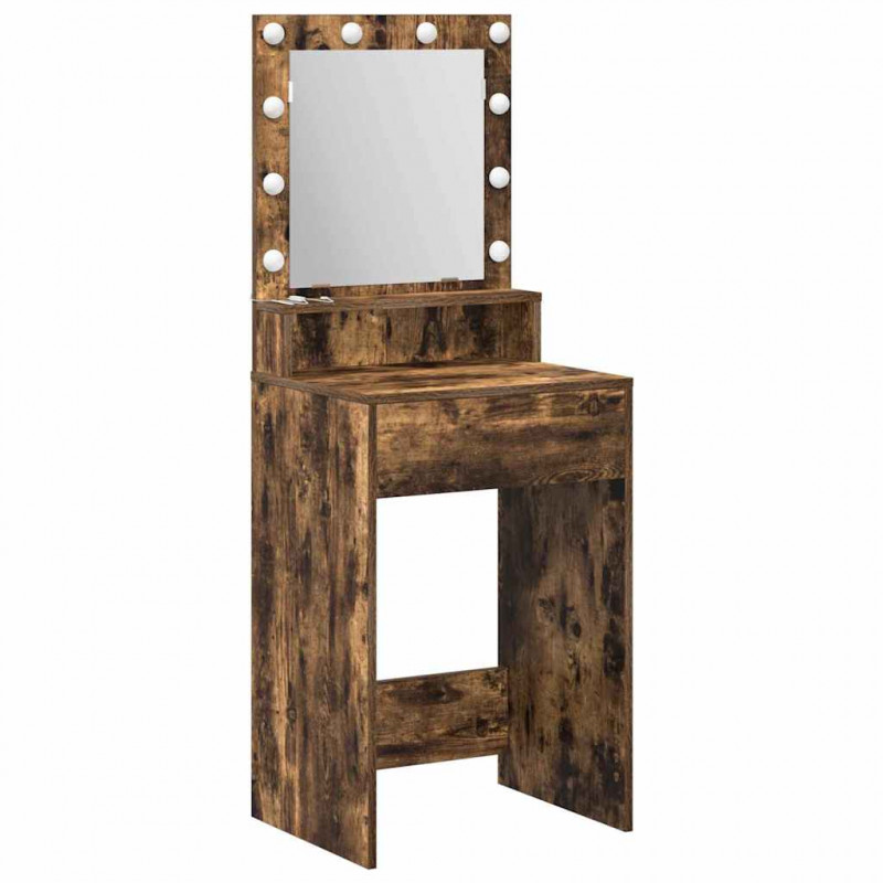 Toaletka Dąb wędzony 50 x 41 x 135 cm Materiał drewnopochodny