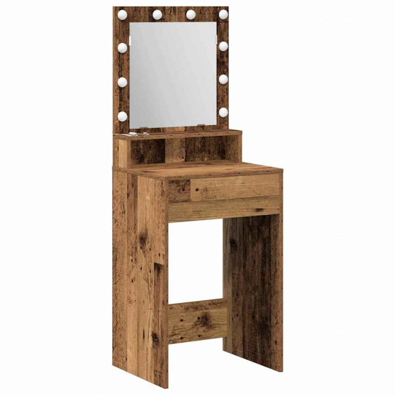 Toaletka Stare drewno 50 x 41 x 135 cm Materiał drewnopochodny