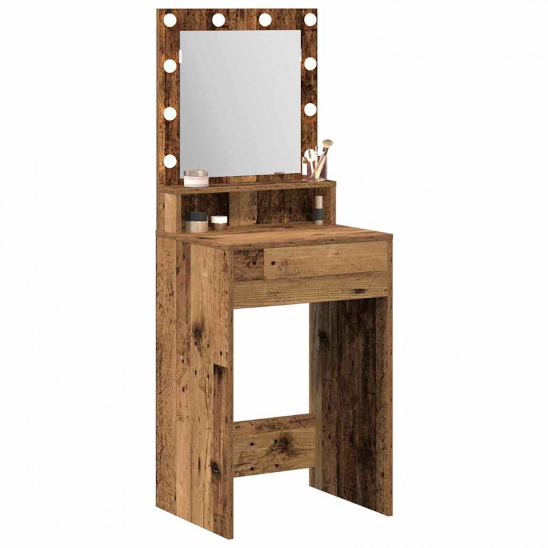 Toaletka Stare drewno 50 x 41 x 135 cm Materiał drewnopochodny