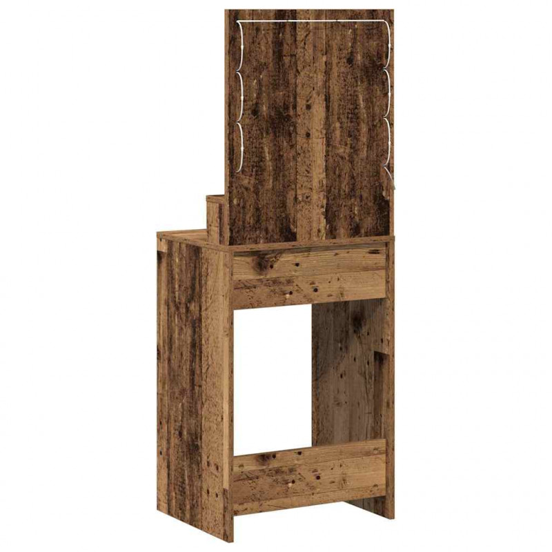 Toaletka Stare drewno 50 x 41 x 135 cm Materiał drewnopochodny