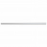 Drążek do szafy 12 pcs Srebrny 764 x 15 x 29 mm Stop Aluminium