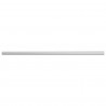 Drążek do szafy 2 pcs Srebrny 764 x 15 x 29 mm Stop Aluminium