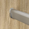 Drążek do szafy 12 pcs Srebrny 764 x 15 x 29 mm Stop Aluminium