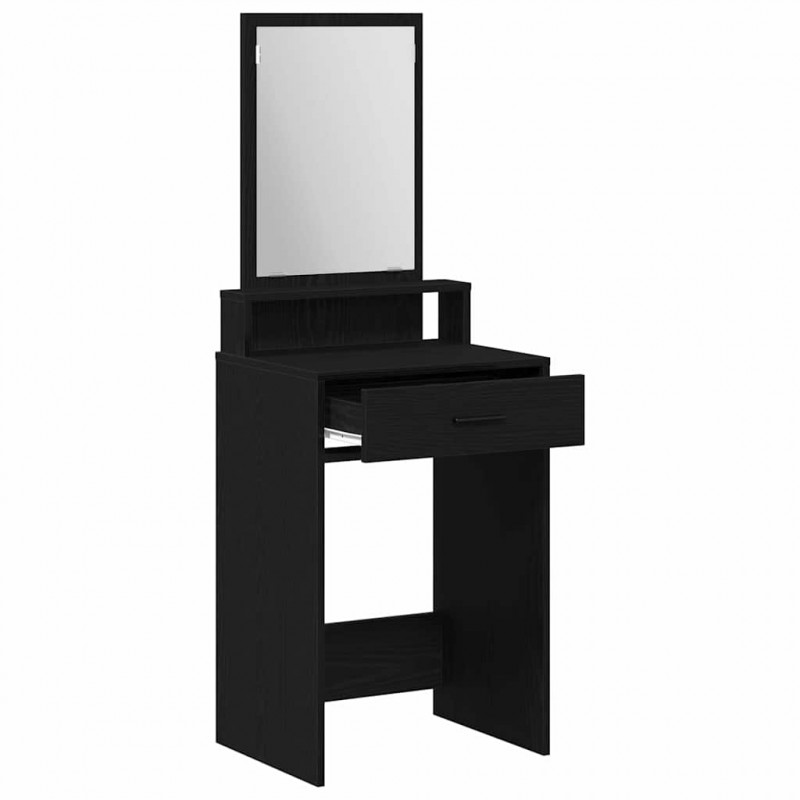 Toaletka Czarny Dąb 50 x 41 x 140 cm Materiał drewnopochodny