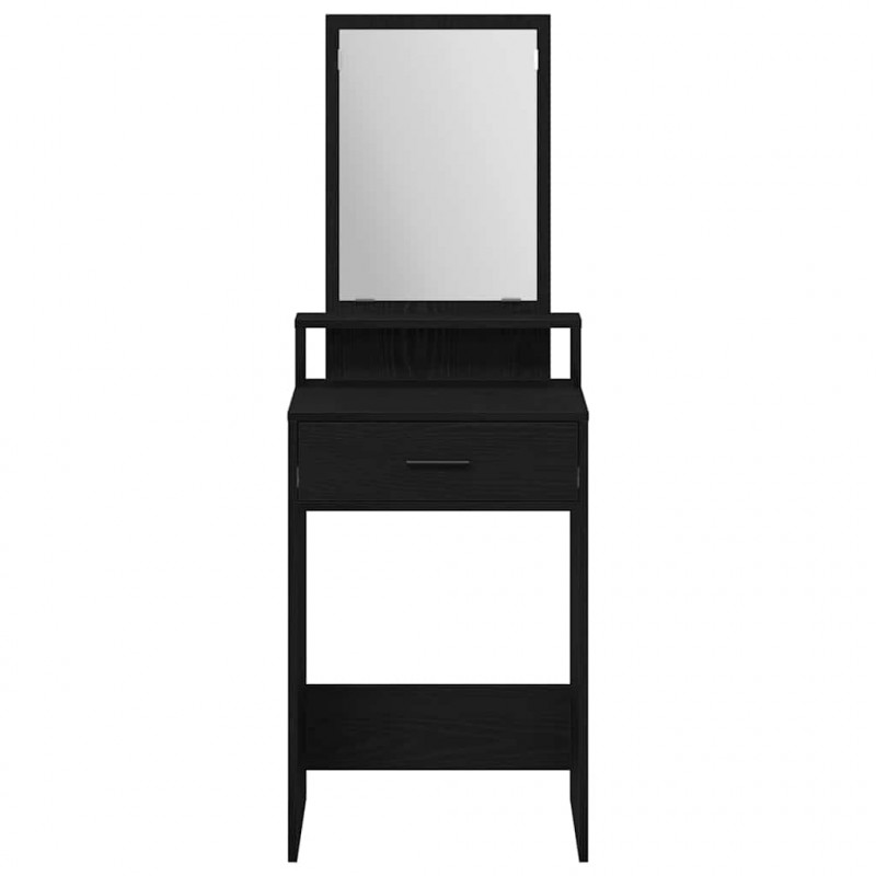 Toaletka Czarny Dąb 50 x 41 x 140 cm Materiał drewnopochodny