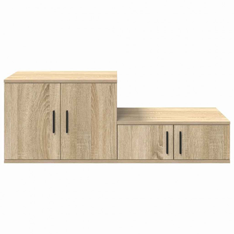 Szafka do przechowywania 2 pcs Dąb Sonoma 118 x 41 x 40 cm