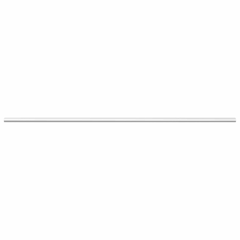 Drążek do szafy 12 pcs Srebrny 764 x 15 x 29 mm Stop Aluminium
