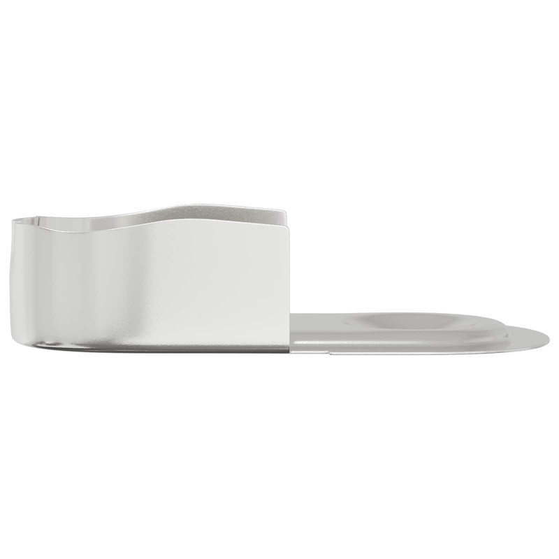 Uchwyt na rurę do szafy 2 pcs Biały cynk 40 x 18 x 10 mm Żelazo