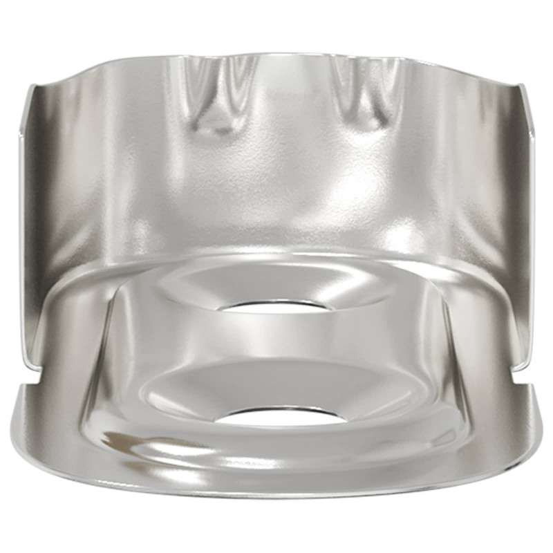 Uchwyt na rurę do szafy 12 pcs Biały cynk 40 x 18 x 10 mm