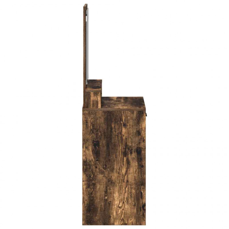 Toaletka Dąb wędzony 50 x 41 x 140 cm Materiał drewnopochodny