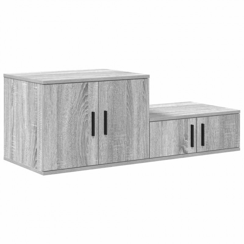 Szafka do przechowywania 2 pcs Szary Sonoma 118 x 41 x 40 cm