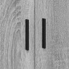 Szafka do przechowywania 2 pcs Szary Sonoma 118 x 41 x 40 cm