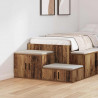 Szafka do przechowywania 2 pcs Stare drewno 118 x 41 x 40 cm