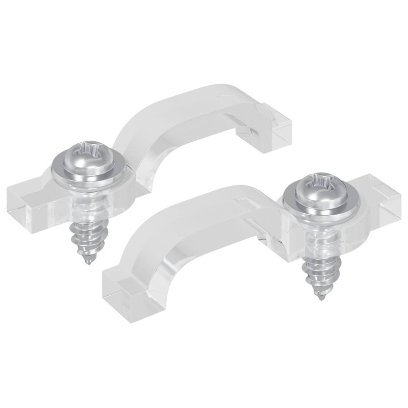 Klipsy LED Strip 2 pcs przezroczysty 23,8 x 7,3 x 4,3 mm