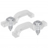 Klipsy LED Strip 2 pcs przezroczysty 23,8 x 7,3 x 4,3 mm