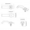 Klipsy LED Strip 2 pcs przezroczysty 23,8 x 7,3 x 4,3 mm