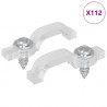 Klipsy LED Strip 2 pcs przezroczysty 23,8 x 7,3 x 4,3 mm