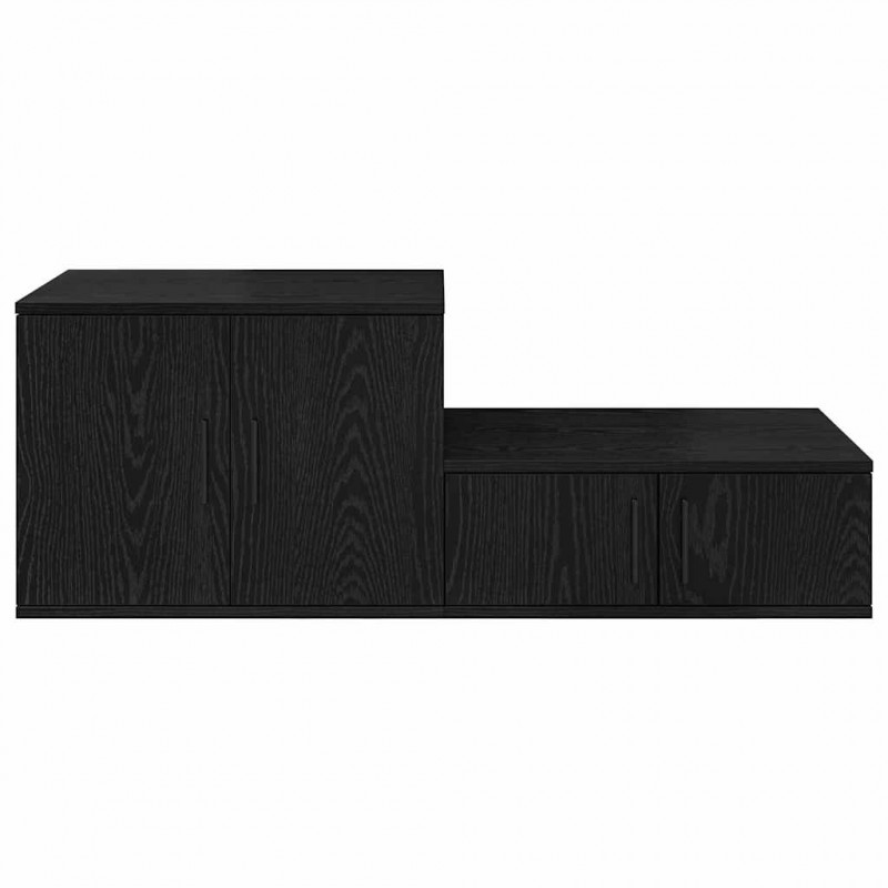 Szafka do przechowywania 2 pcs Czarny Dąb 108 x 41 x 40 cm