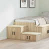 Szafka do przechowywania 2 pcs Dąb Sonoma 108 x 41 x 40 cm