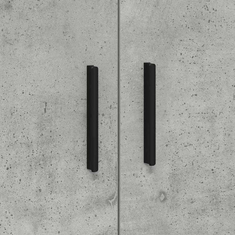 Szafka do przechowywania 2 pcs Betonowy szary 108 x 41 x 40 cm
